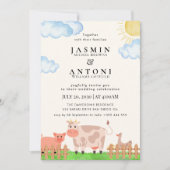 Happy Farm Einladung (Vorderseite)