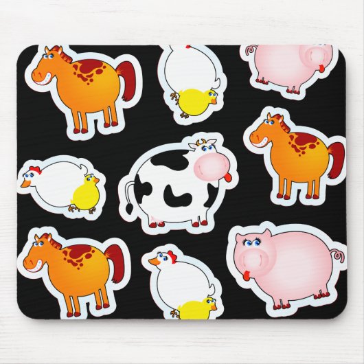 Happy Farm Hintergrund, Mousepad (Vorne)