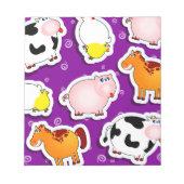 Happy Farm Hintergrund, Notizblock (Vorderseite)