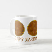 Happy Fasnacht Fastnacht Day Donut Doughnut Kaffeetasse (Vorderseite Links)