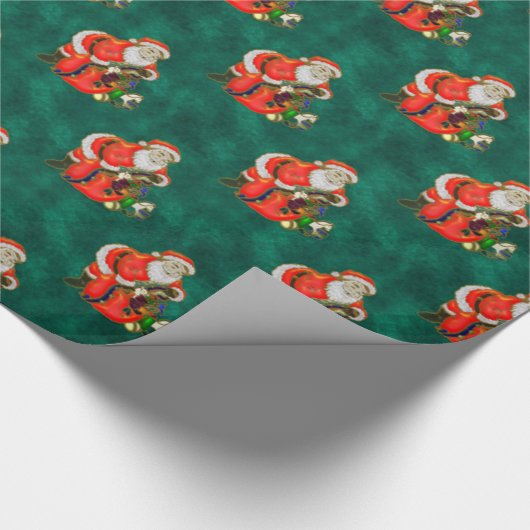 Happy Father Christmas Geschenkpapier (Ecke)