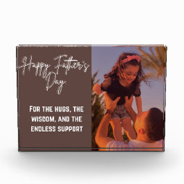 Happy Father’s Day Custom Photo Block 