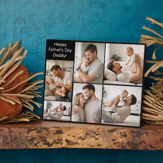 Happy Father’s Day Daddy! Personalized Photo Fotoplatte (Seite)