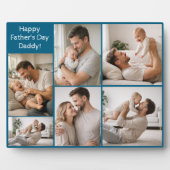 Happy Father’s Day Daddy! Personalized Photo Fotoplatte (Vorderseite)