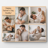 Happy Father’s Day Daddy! Personalized Photo Fotoplatte (Vorderseite)