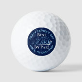 Happy Father’s Day Funny Golf Gift Best Dad by Par Golfball (Vorderseite)