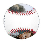 Happy Father’s Day Mustache Tribute Design Baseball (Rückseite)