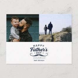 Happy Father’s Day Mustache Tribute Design Feiertagspostkarte
