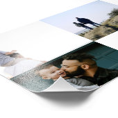 Happy Father’s Day Mustache Tribute Design Fotodruck (Ecke)