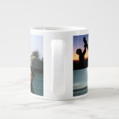 Happy Father’s Day Mustache Tribute Design Jumbo-Tasse (Rückseite)