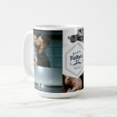 Happy Father’s Day Mustache Tribute Design Kaffeetasse (Vorderseite Links)