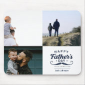 Happy Father’s Day Mustache Tribute Design Mousepad (Vorne)