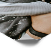 Happy Father’s Day Mustache Tribute Design Poster (Ecke)