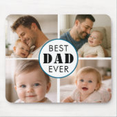 Happy Father’s Day Photo | Custom Dad Ever Mousepad (Vorne)