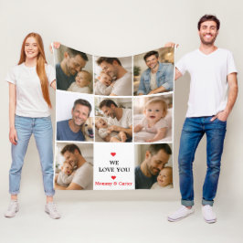 Happy Father’s Day Photo | Personalized Dad Eve Fleecedecke