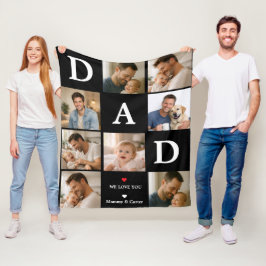 Happy Father’s Day Photo | Personalized Dad Ever Fleecedecke