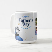 Happy Father’s Day – Tie, Mustache & Memories Kaffeetasse (Vorderseite Links)
