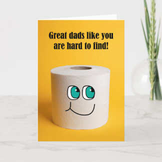 Happy Father’s Day Toilet Paper Humor Feiertagskarte