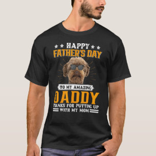 Happy Father's Day Australian Labradoodle Dog Vate T-Shirt