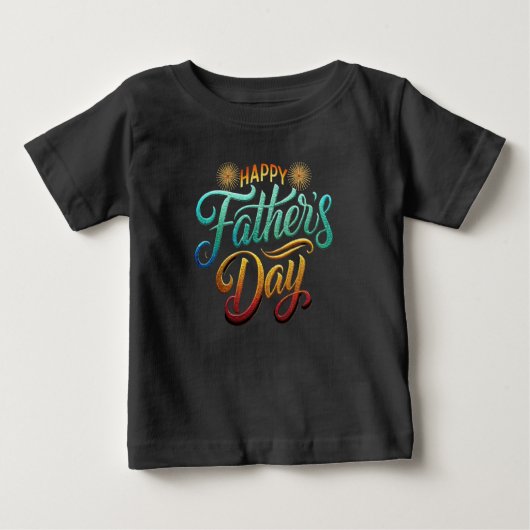 Happy Father's Day Baby T-shirt (Vorderseite)