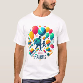 Happy Father's Day Balloon Celebration T-Shirt