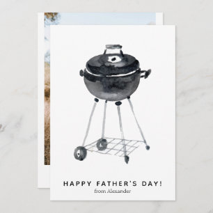 Happy Father's Day BBQ Grill Foto Feiertagskarte