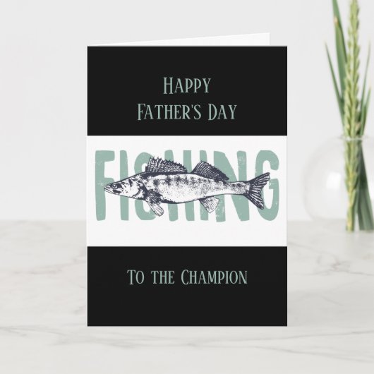 Happy Father's Day Black Sports Car Karte (Vorderseite)