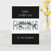 Happy Father's Day Black Sports Car Karte (Gelbe Blume)