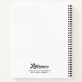 Happy Father's Day Blank Sketchbook Notizblock (Rückseite)