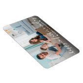 Happy Father's Day Calligrafy Foto Magnet (Rechte Seite)