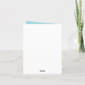 Happy Father's Day Card Karte (Rückseite)