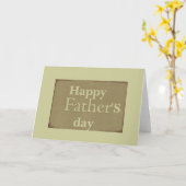 Happy Father's Day Card Karte (Gelbe Blume)