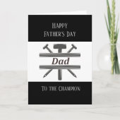 Happy Father's Day Carpenter Builder  Karte (Vorderseite)