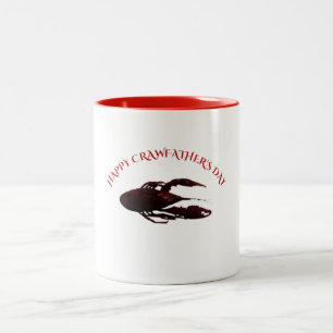 Happy Father's Day CrawVthers Design Zweifarbige Tasse