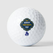 Happy Father's Day Crown & Kids - Eine königliche Golfball (Vorderseite)