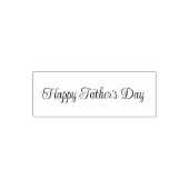 Happy Father's Day Cursive Script Permastempel (Design)