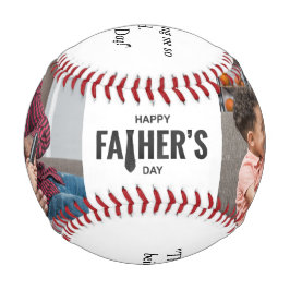Happy Father's Day Custom Foto Baseball