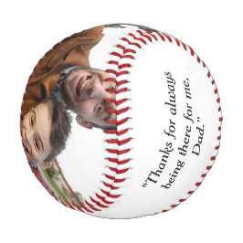 Happy Father's Day Custom Foto Baseball