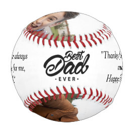 Happy Father's Day Custom Foto Baseball