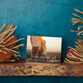 Happy Father's Day Custom Foto Fotoplatte (Seite)