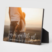 Happy Father's Day Custom Foto Fotoplatte (Seite)