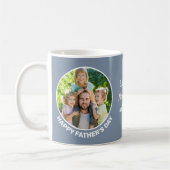 Happy Father's Day Custom Foto Kaffeetasse (Links)