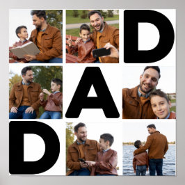 Happy Father's Day Custom Foto Poster