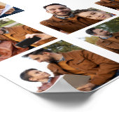 Happy Father's Day Custom Foto Poster (Ecke)