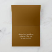 Happy Father's Day Dad Blessings Bible Scripture Karte (Innenseite)