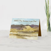 Happy Father's Day Dad Blessings Bible Scripture Karte (Vorderseite)