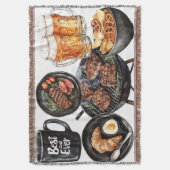 Happy Father's Day Decke (Vorderseite Vertikal)