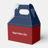 Happy Father's Day Favor Box Geschenkschachtel (Rückseite)