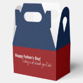 Happy Father's Day Favor Box Geschenkschachtel (Geöffnet)