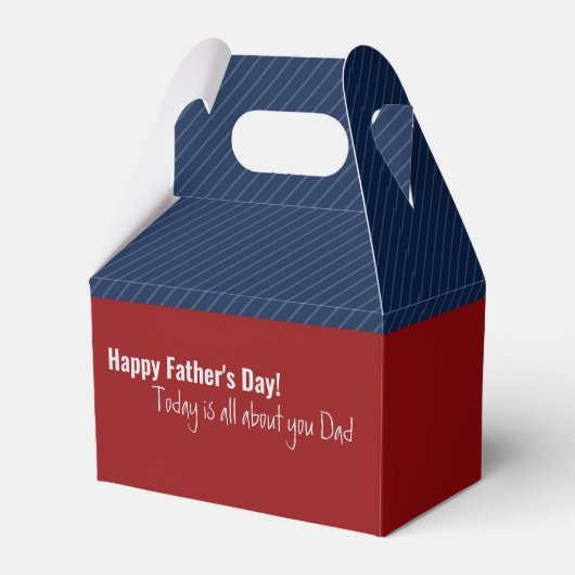 Happy Father's Day Favor Box Geschenkschachtel (Vorderseite)